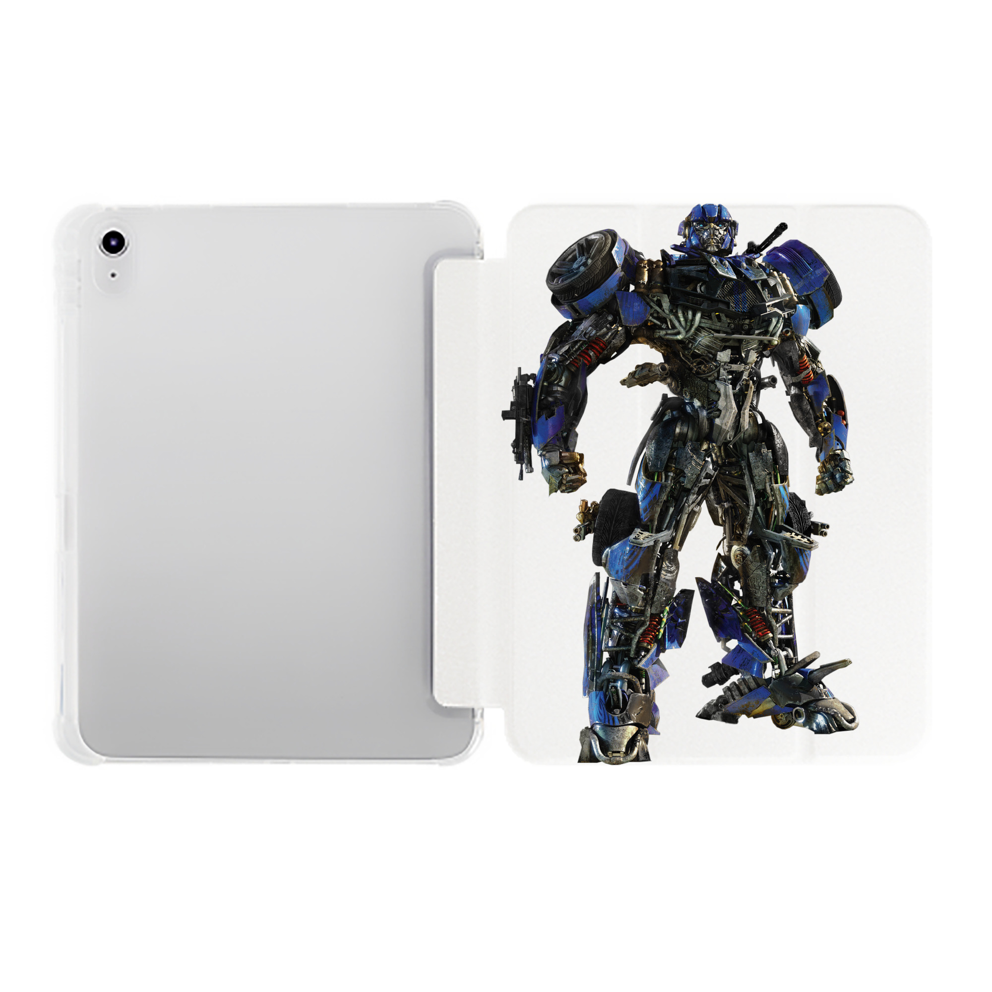 （画像用）  IPad ケース ペン収納付き 三つ折りスタンド PUレザー×シリコン 対応機種9.5/10.5/10.9インチ